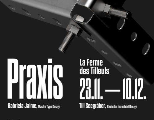 PRAXIS – Prix d’encouragement de la Ville de Renens–ECAL 2023